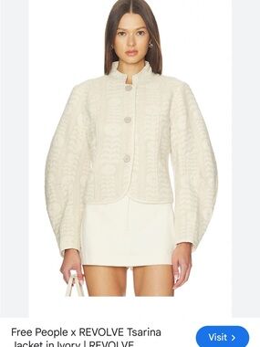 Free people tsarina jacket NWT